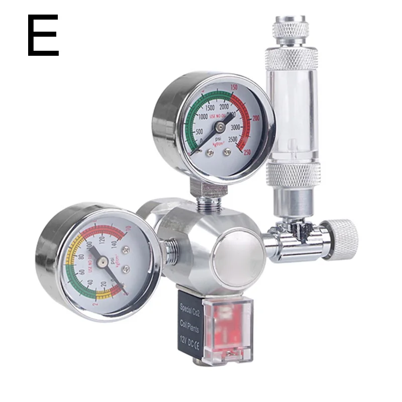 

Co2 Aquarium Regulator Carbon Dioxide Reducing Valves Durable Safe for Fish Tank In Stock