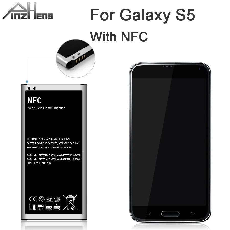 Аккумулятор для Samsung Galaxy S5 G900 G900S G900I G900F G900H|Аккумуляторы мобильных телефонов| |