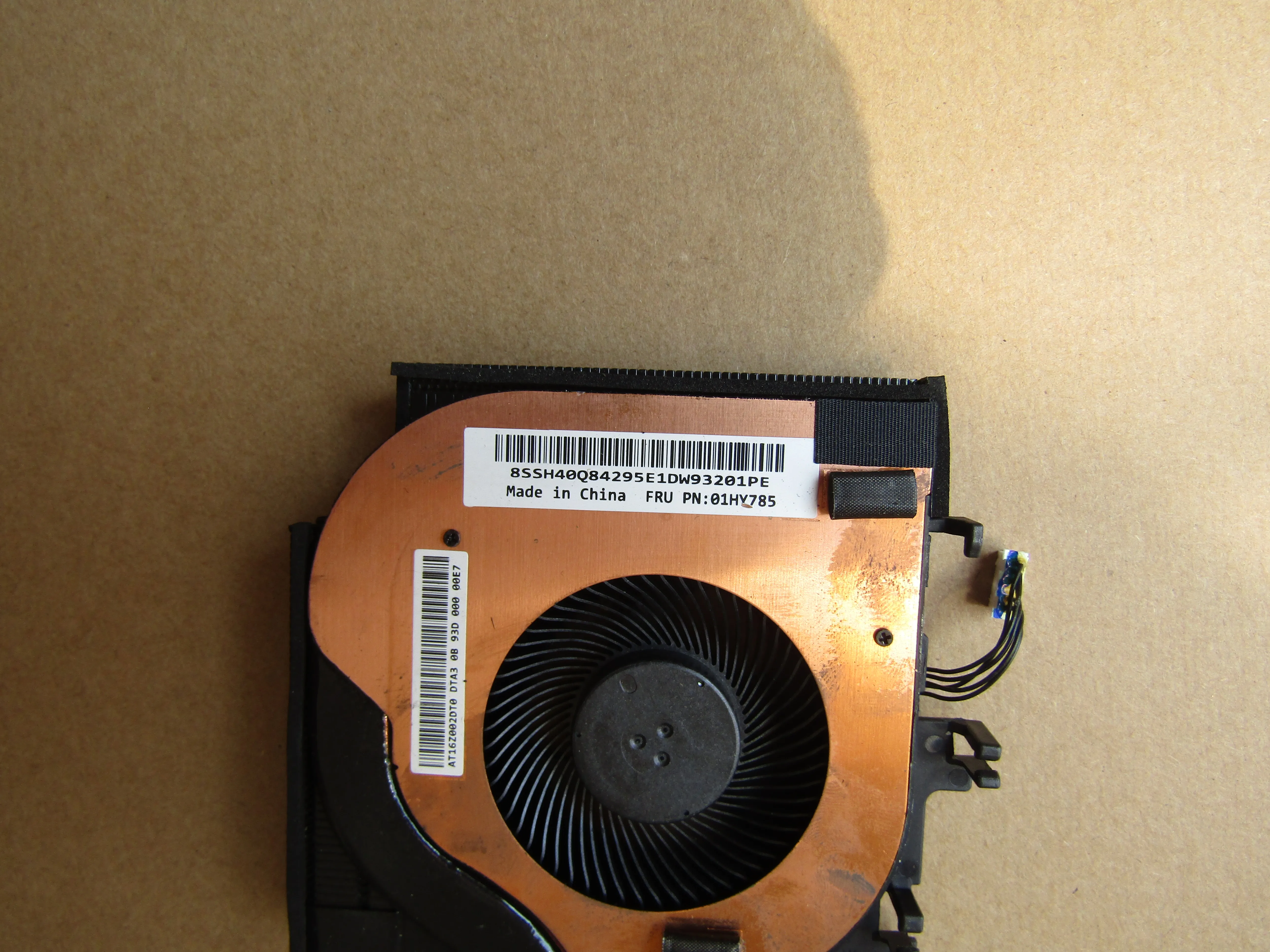 

USED Original For LENOVO Thinkpad P52 EP520 COOLING FAN & HEATSINK 01HY785 Cooler