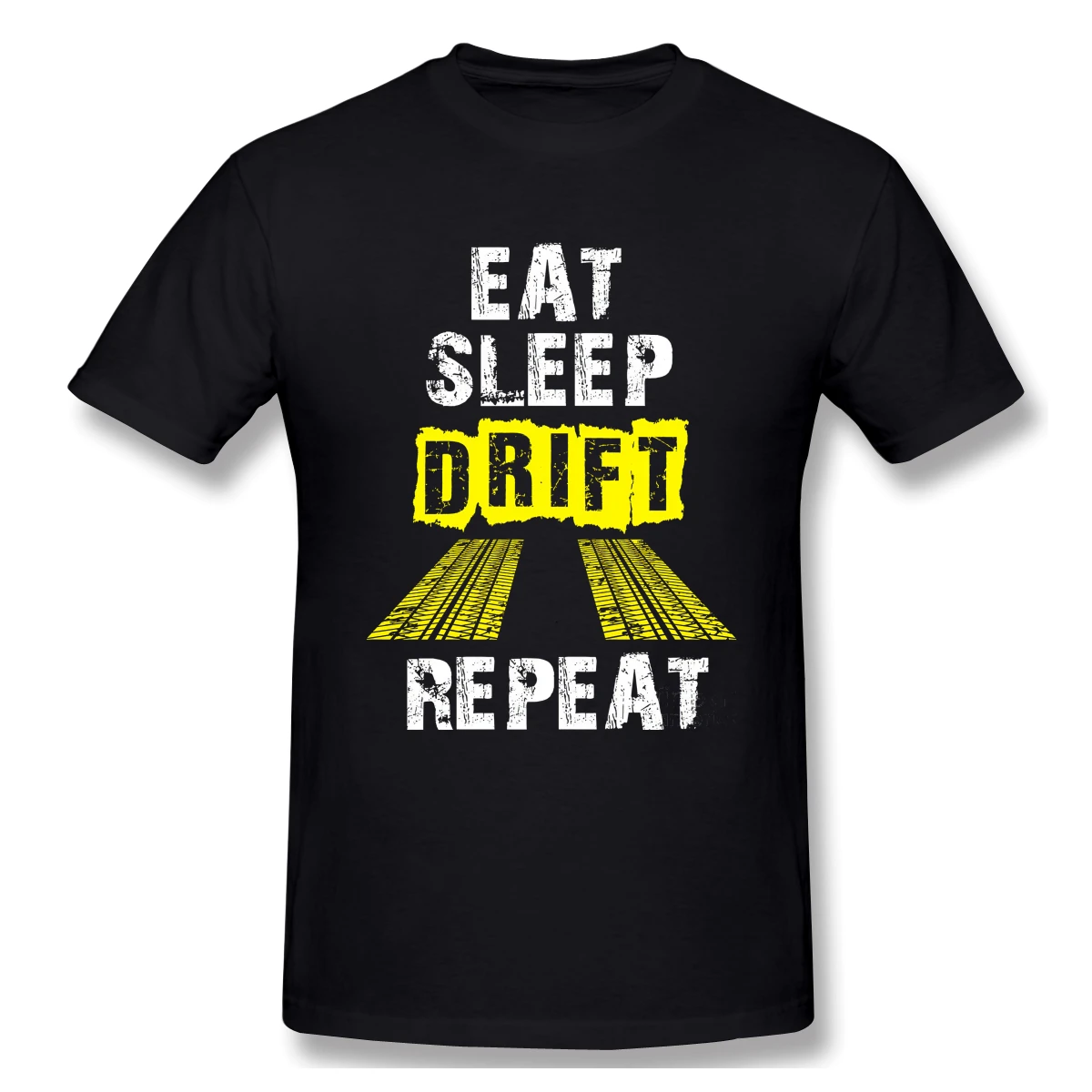 Футболка Drifter с надписью Eat Sleep Drift Repeat Мужская футболка хлопковые летние топы