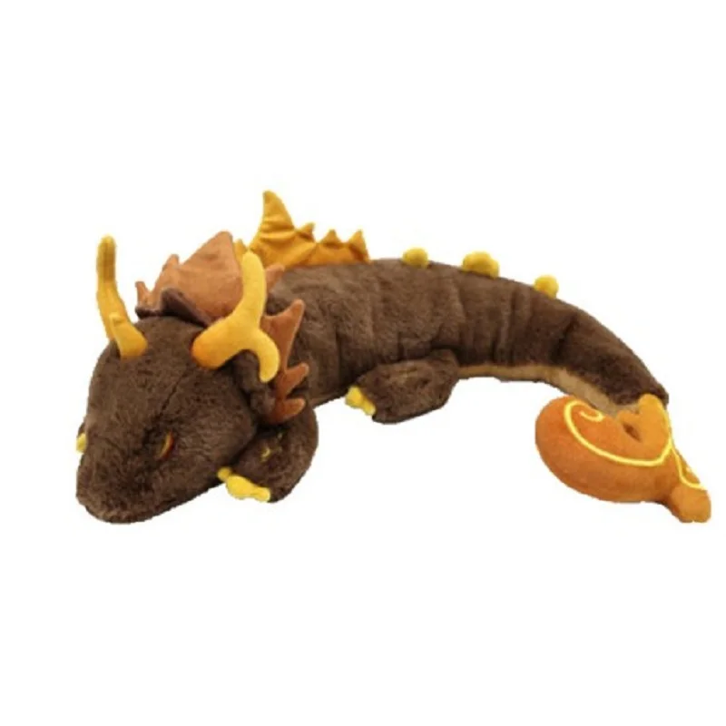 Игрушка Genshin Impact Zhong Li Morax Dragon Doll, подушка, милая игрушка-Дракон коляска, набивная подушка, украшение для дома, мягкие подарки для вечеринки - изображение