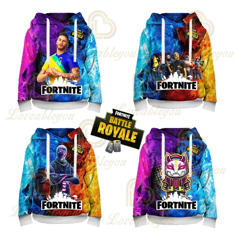 

Fortnite Shoot Kids Hoodies Hero Battle Royale 3D Print Hoodie Sweatshirt Boys Girls Harajuku Cartoon Jacket Tops Teen Clothes