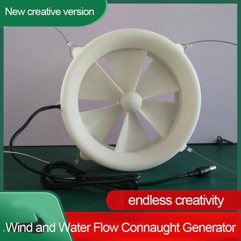 Outdoor Generator USB Charger Wind Water Flow Manual Household 12v Water Flow Dual Purpose Turbine Generator
