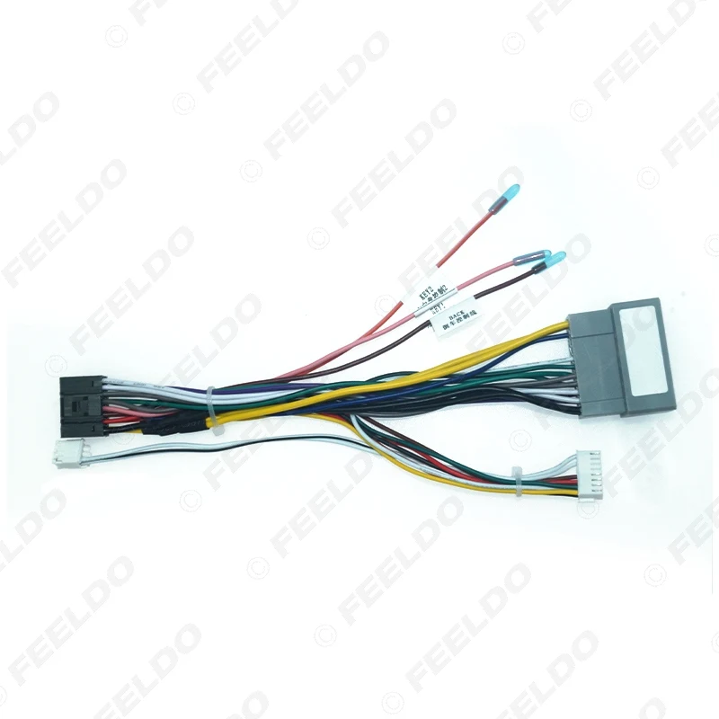 Автомобильный аудио кабель FEELDO 16pin Android адаптер с can шиной для Jeep Compass 07 ~ 09 радио