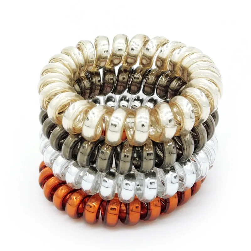 В партии 4 шт. цвета для женщин и девочек Размеры 5 см резинки волос из эластичной