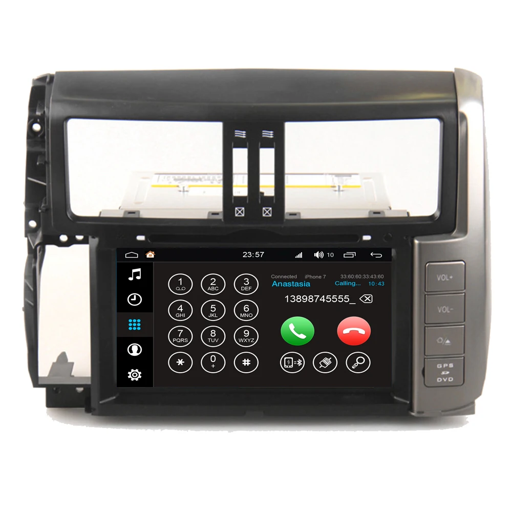 Автомагнитола RDS для Toyota Prado 150 TX TXL Android 8 0 DVD GPS навигация зеркальная связь