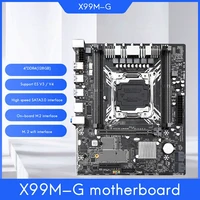 x99 motherboard x99m g lga 2011 3 ddr4 support 4x32g m 2 wifi interface for e5 2678v32620v32650v3v4 processors