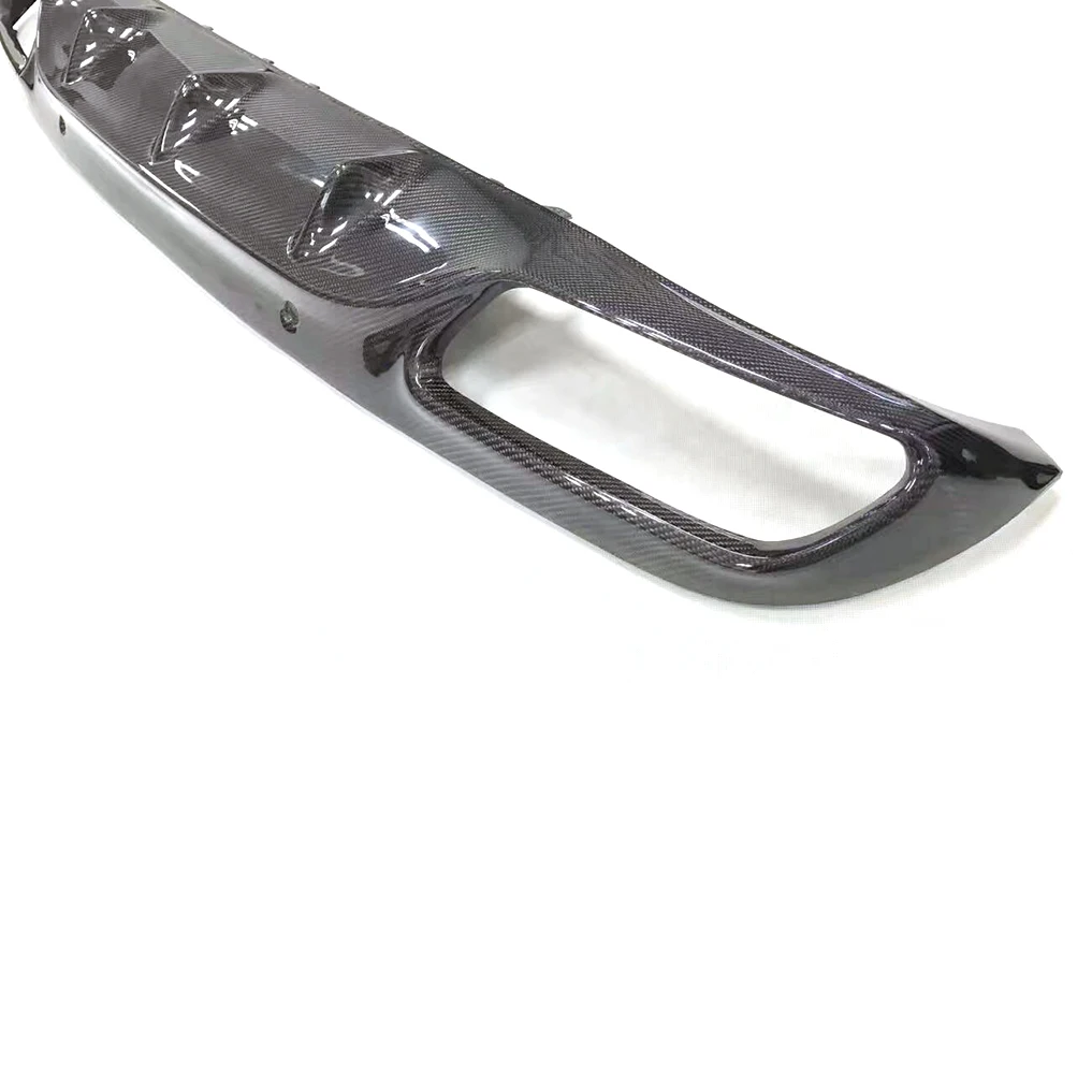 Углеродного волокна диффузор губа на задний бампер FRP чехол для Mercedes Benz C Class W205 C205