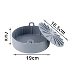 Силиконовый горшок для фритюрницы, воздушные фритюрницы, утолщенная корзина для пиццы, барбекю, хлеба, духовка, нагревательная противень, аксессуары для жарки курицы