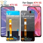 Для Oppo A73 5G LCD сенсорная панель стекло CPH2161 сенсорный экран дигитайзер в сборе для Oppo A74 5G LCD CPH2197,CPH2263
