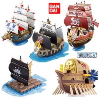 bandai one piece figure thousand sunny law polortang going merry shanks whitebeard boa hancock anime assembly model toys gift