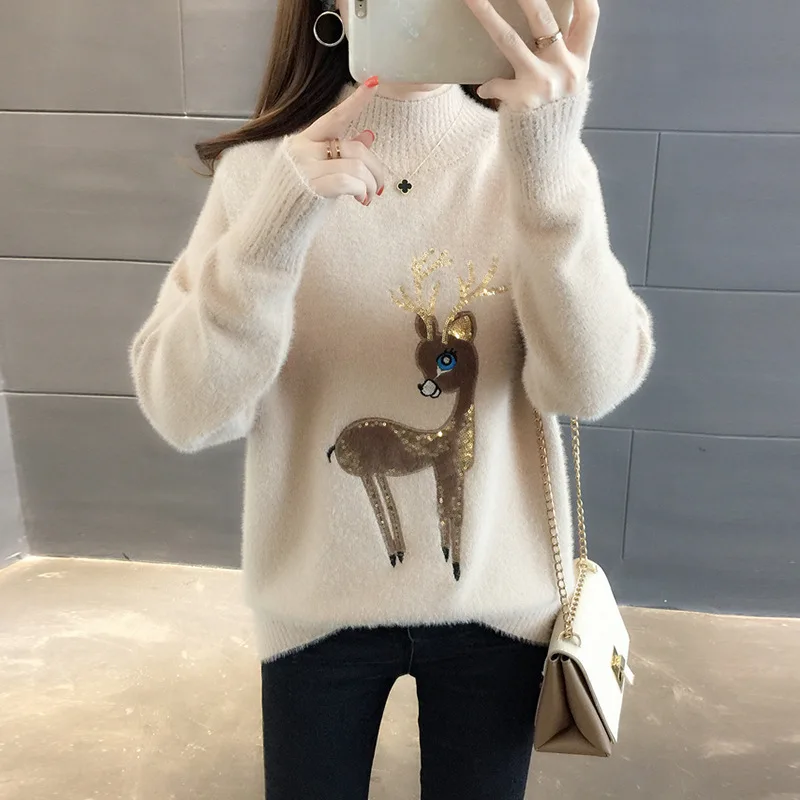 Женская кашемировая Водолазка с длинным рукавом | одежда