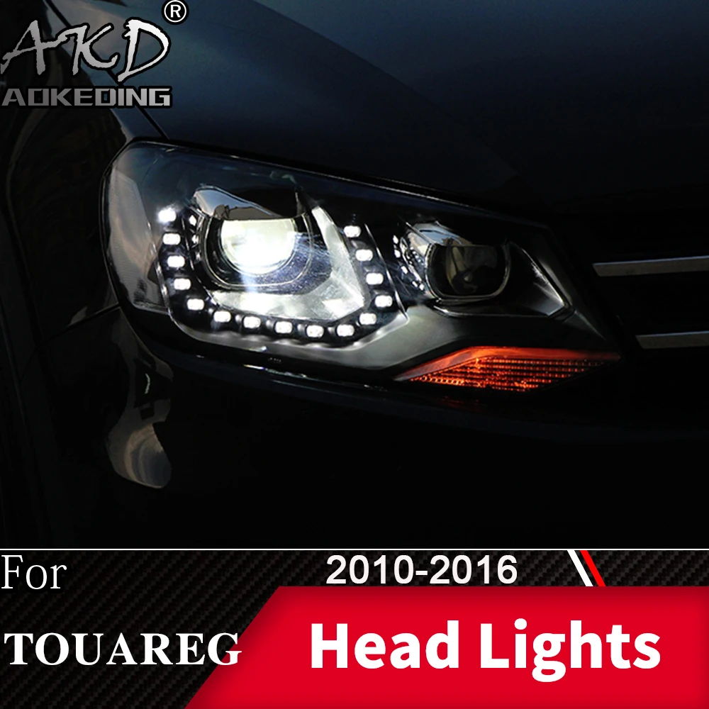 Автомобильная фара для VW Touareg 2010-2016 противотумансветильник фары дневные ходовые