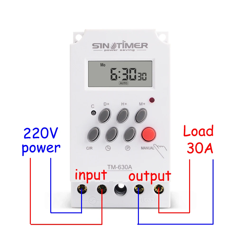 

SINOTIMER Цифровой таймер 30A 220V