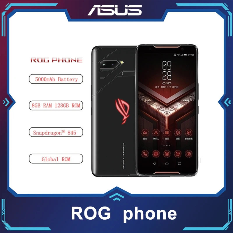ASUS ROG телефон ZS600KL игровой смартфон 8 ГБ ОЗУ 128 Гб ПЗУ Snapdragon™845 Adreno™630 NFC 4000 мАч Android