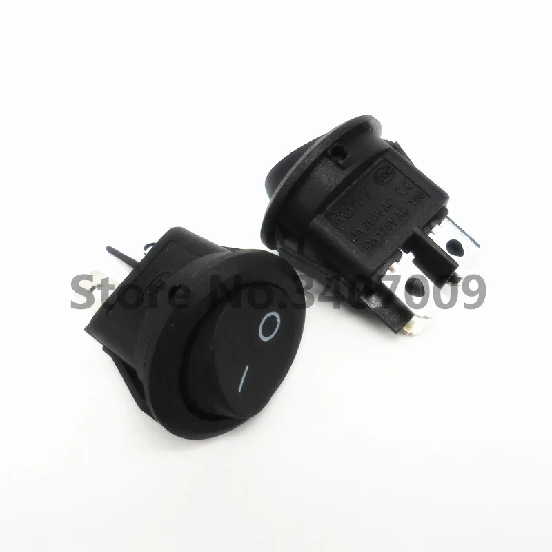5 шт. AC 6A/250V 10A/125V 4Pin ON OFF 2 позиционный круглая лодка клавишный