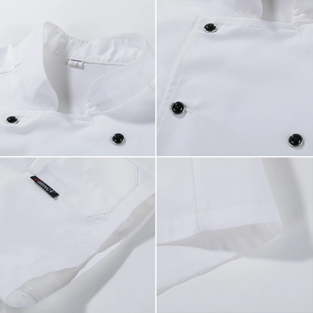 Мужская женская униформа для шеф повара мужская форма с коротким рукавом