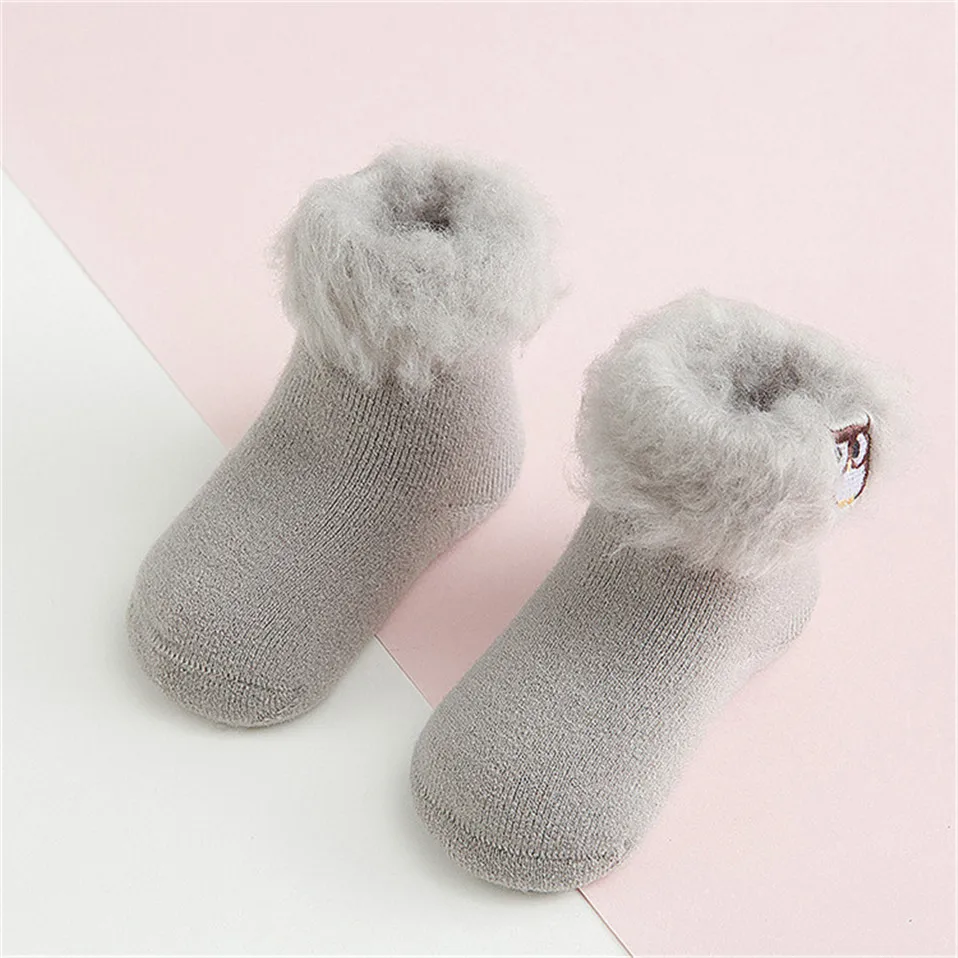 

Socks for Baby 3D Embroidery Cartoon Newborn Baby Socks Winter Keep Warm Thick Infant Girls Boys Socks for Babies