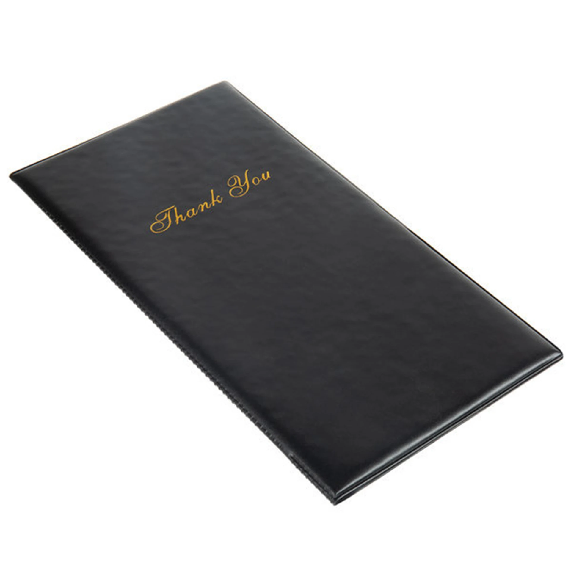 Free Shipping Padded Menu Cover Made with Sturdy Leather-Like Material 2 View Booklet “Menu” Metallic Gold Foil 285*140mm | Дом и сад