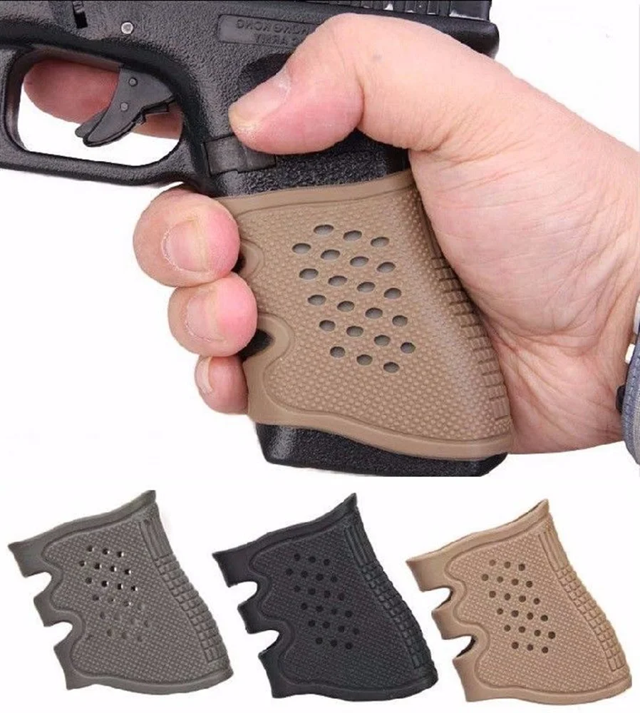 Рукав для страйкбола, резиновый нескользящий чехол для AEG GBB Glock 1911 M92 M4 AR15, пистолет, тактическая рукоятка, пейнтбол, охотничий аксессуар
