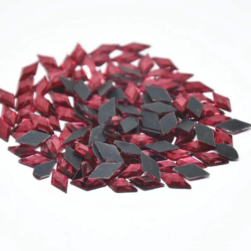 360 шт. кристально прозрачные камни в форме ромба|Стразы| |