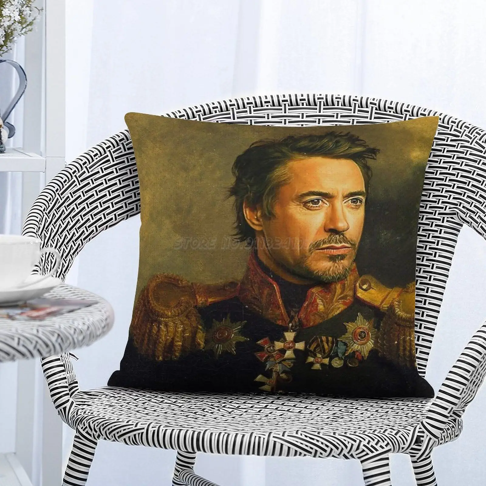 Роберт Дауни-младший-Чехол на подушку с блестками замену 40 см x Дауни младший