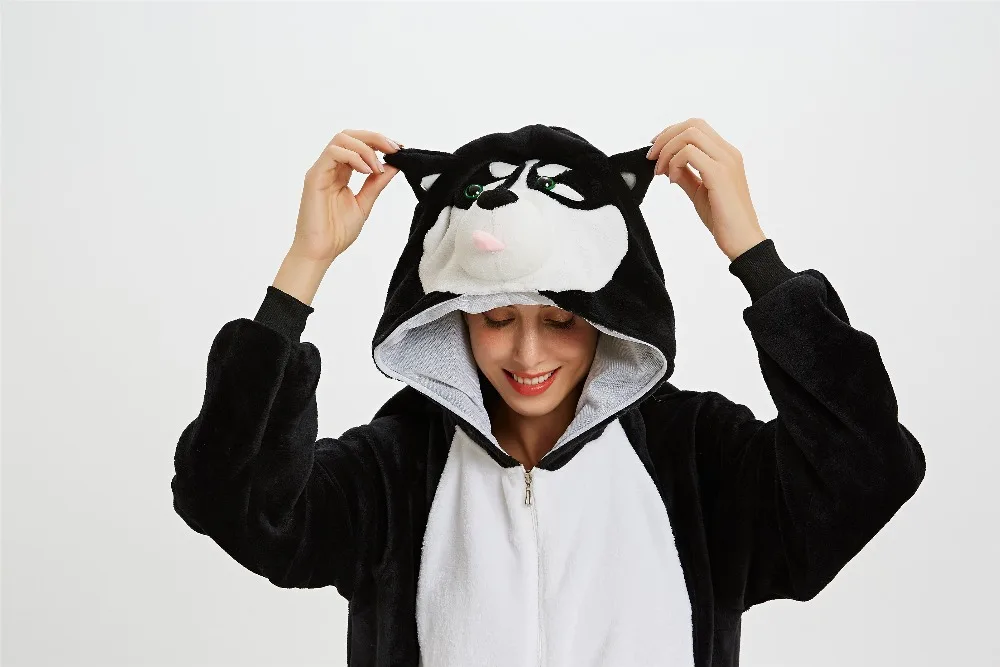 Women Kigurumi Unicorn Pajamas Sets Flannel Animal Stich Pajamas kits Winter warm unicornio Nightie Pyjamas Sleepwear Homewear