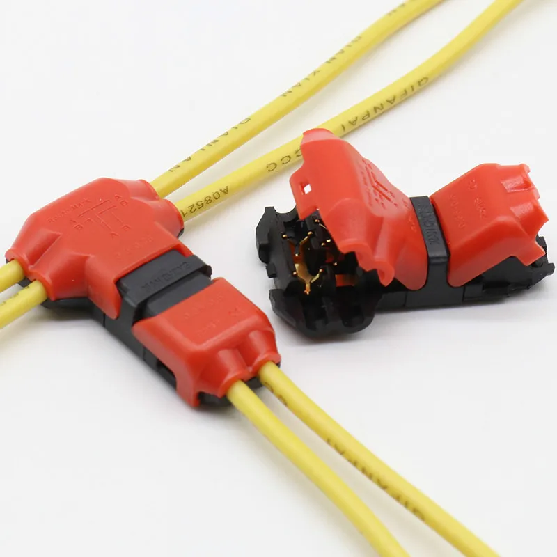 5 шт. 2 Pin Way dc/ac 300v 10a Универсальный компактный провод проводка разъем Т-образный