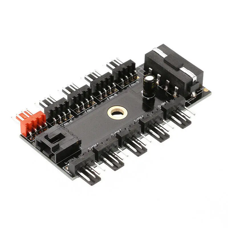 ПК 1 до 10 4Pin Molex Вентилятор охлаждения концентратор сплиттер кабель ШИМ 12В блок