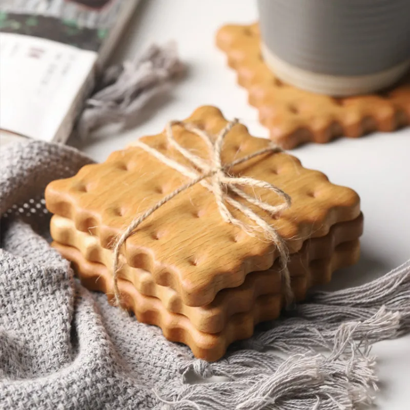 Деревянный подстаканник для чашки натуральный держатель чая кофе кружки