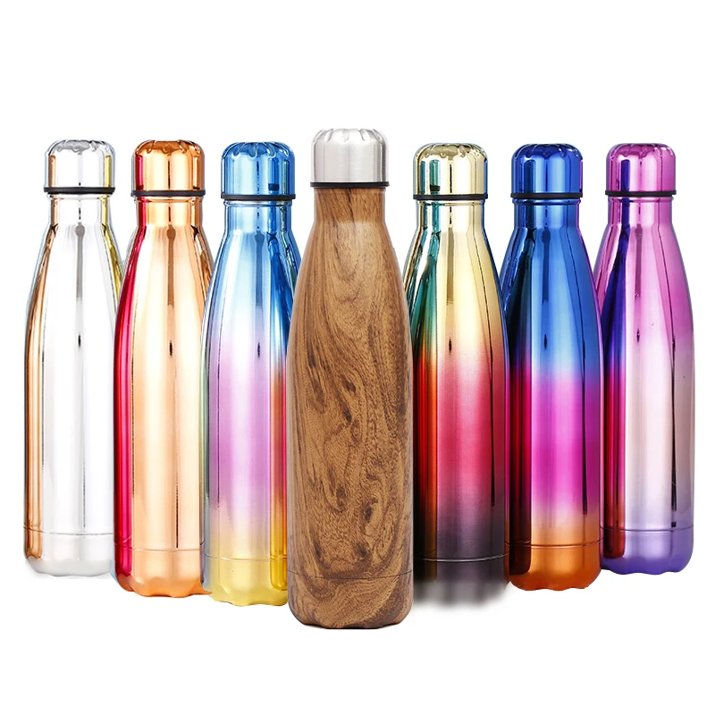 

Creative Floral Thermos Flask Stainless Steel Water Bottle Leakproof Gym Sport Drink Bottle For Water Cool Insulated Cup Mug