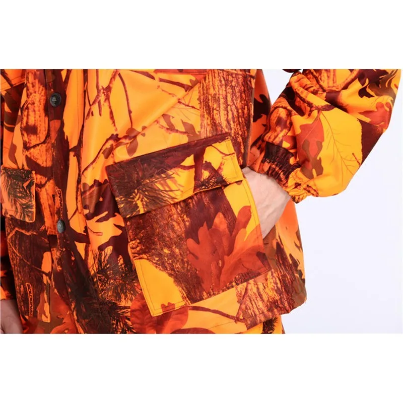 Открытый Оранжевый Bionic Камуфляж одежда Ghillie костюм Тактическая Военная охота