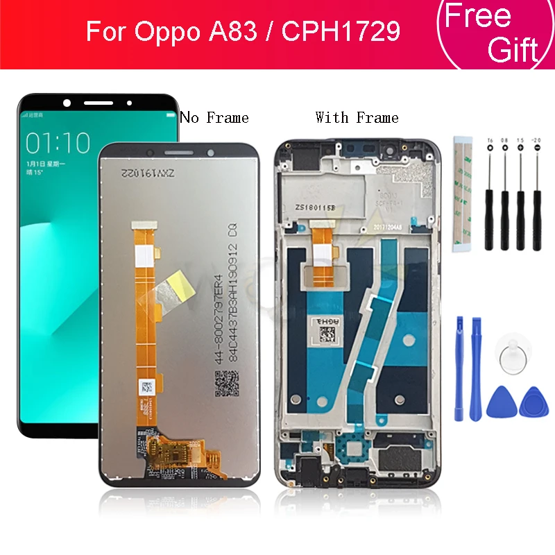 ЖК-дисплей для OPPO A83 с рамкой для OPPO CPH1729, запасные части для экрана ЖК-дисплея 5,7 дюйма