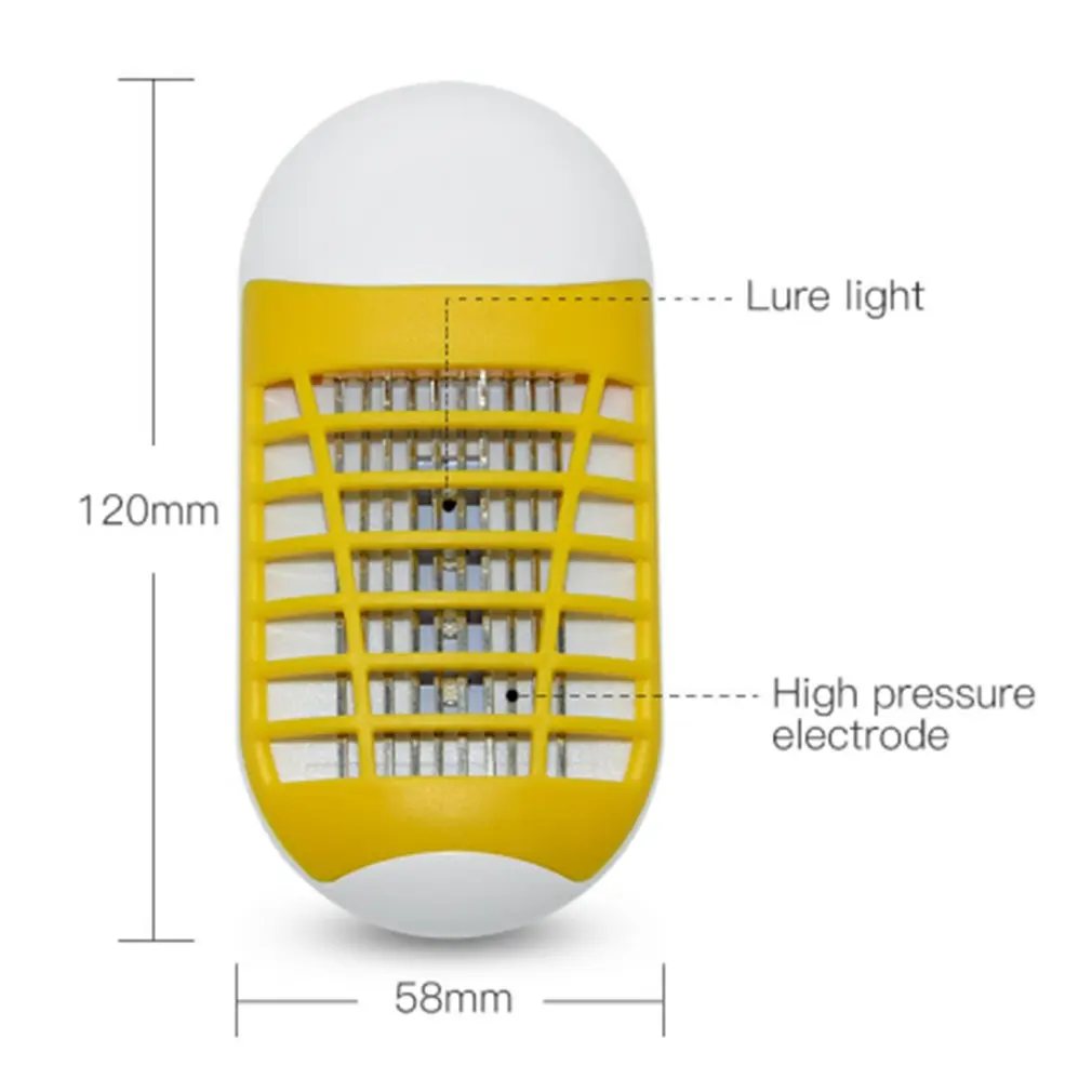 

UV Mosquito Killer Lamp LED Mosquito-Killing Trap Lamp Bug Flying Insect Pest Zapper Purple Lights Sucking Device 1809