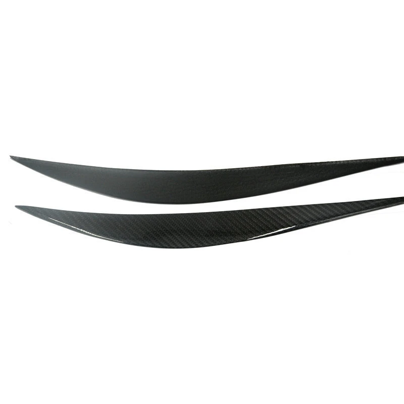 Углеродное волокно фары для бровей век наклейка Накладка BMW 4 Серии F80 M3 F82 F83 M4 2014