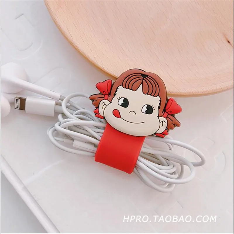 1 шт. мультфильм кабель протектор линии передачи данных шнур защитный чехол