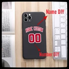 Чехол для телефона с номером для баскетбола, чехол сделай сам для xiao mi Red mi Note 10 9 Pro 10s 9s 8 7 Pro 9 9A Poco F3 X3 NFC GT M4 Mi 11 10T 11T P