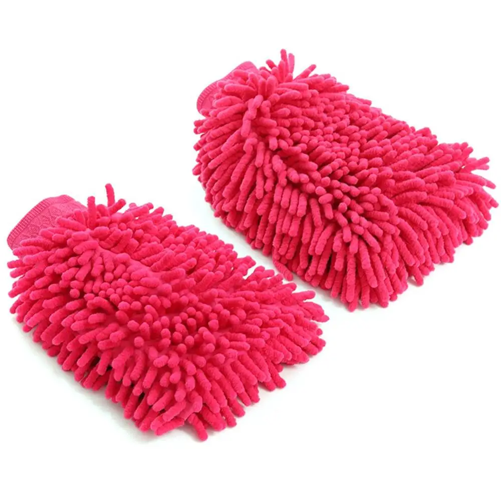 

Low price Double-Sided Chenille Car Wash Wool Gloves Car Cleaning Car Washing Gloves Car Washing Tools Car Supplies