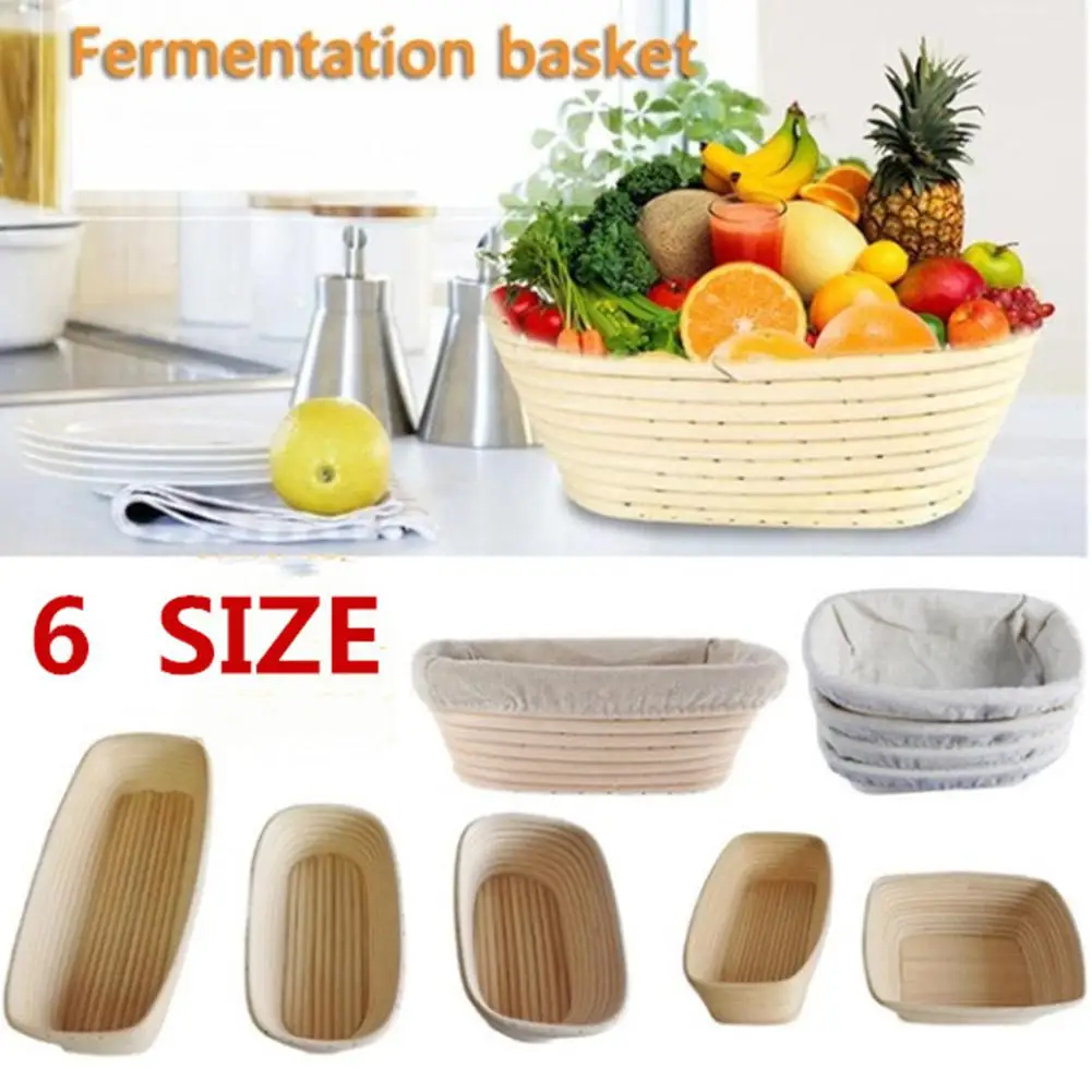 MeterMall выпекающая сухая корзина овальной формы из ротанга баннетон для хлеба