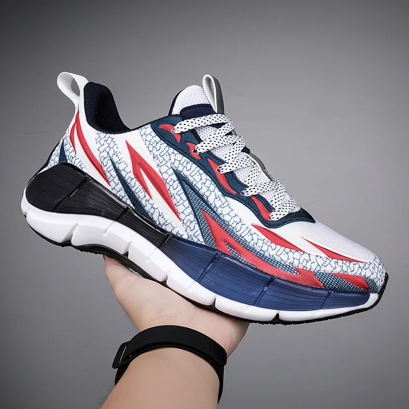 

Кроссовки мужские сетчатые, роскошные удобные дышащие, Повседневная модная обувь