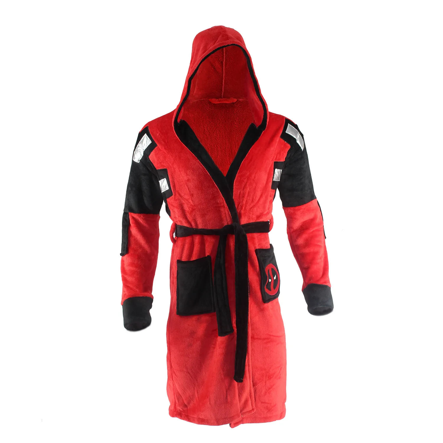Дэдпул супергерой косплей банный халат для детей взрослый костюм на Хэллоуин