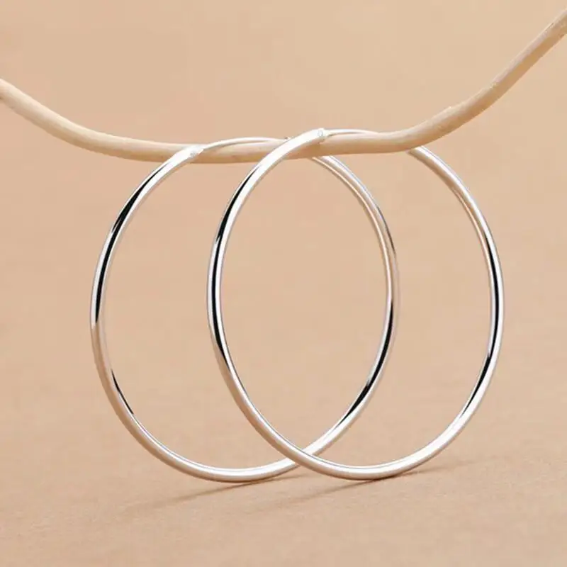 

Gold Color Small Hoop Earrings Circle Round Earrings for Women Men 2021 Ear Ring Bone Buckle Fashion Jewelry 8-16MM
