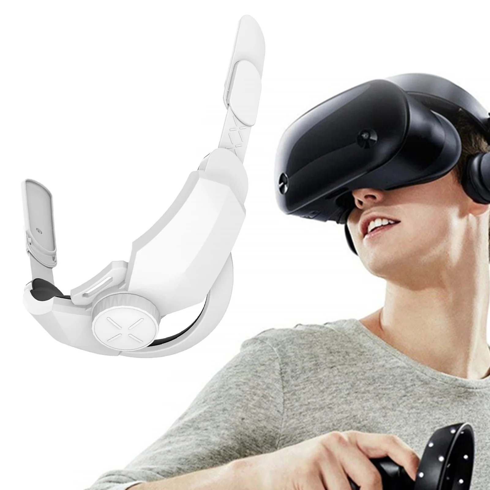 

For Oculus Quest 2 Halo Strap Virtual Reality Supporting Forcesupport Upgrades Head Strap For Oculus Quest 2 Accessories 2021