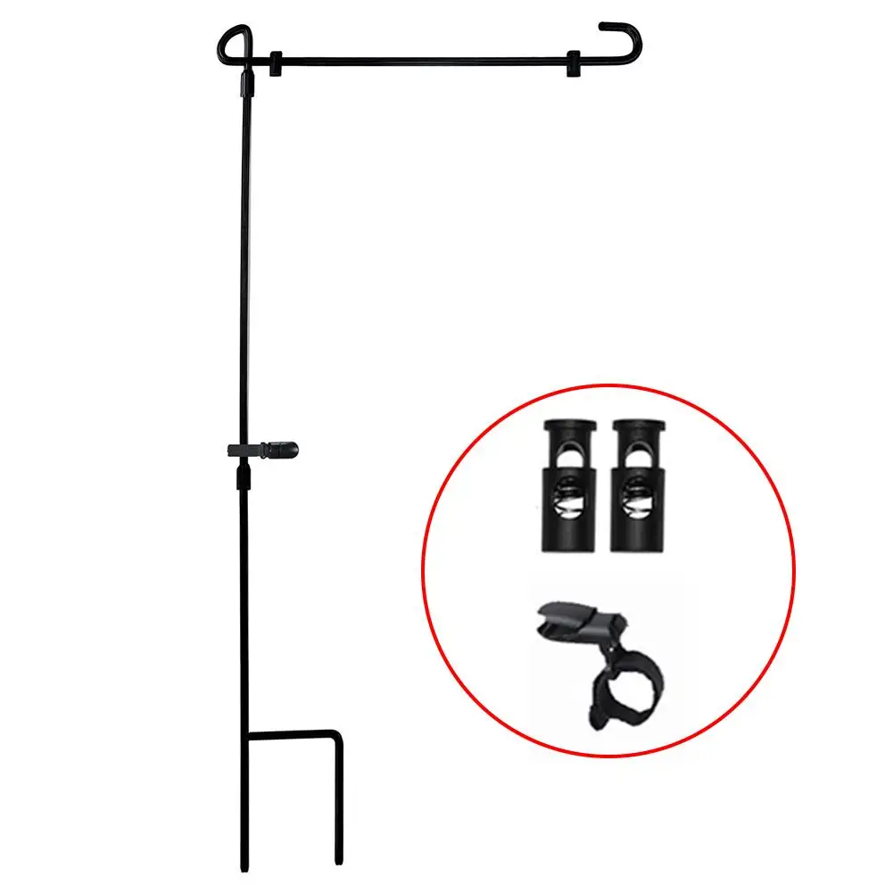 Подставка для садового флага металлический держатель баннера дома улицы двора
