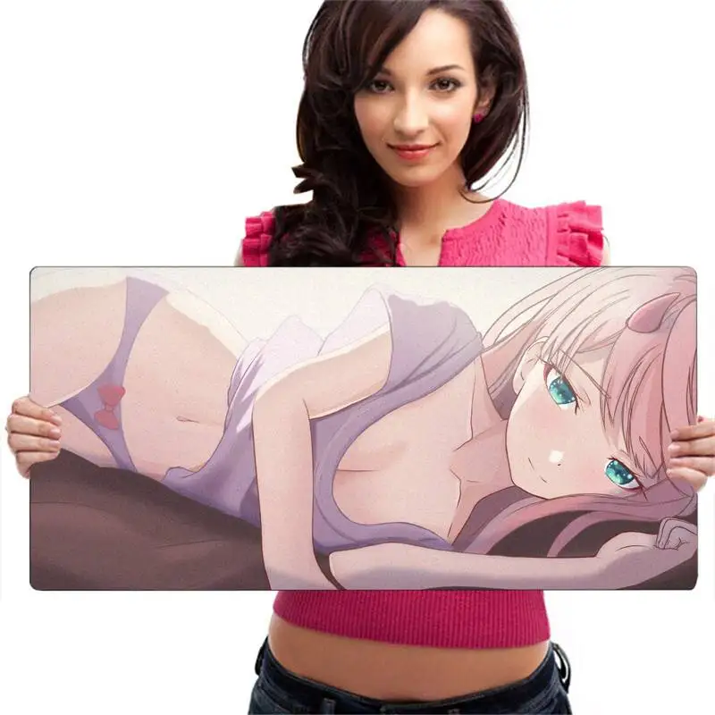 

Darling In The FranXX Sexy ZERO TWO Customized Laptop Gaming Mouse Pad Free Shipping Large Mouse Pad Keyboards Mat