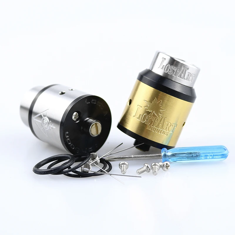 Очистка GOON RDA 24 мм Lost Art перестраиваемый капающий атомайзер Goon Atomizador для