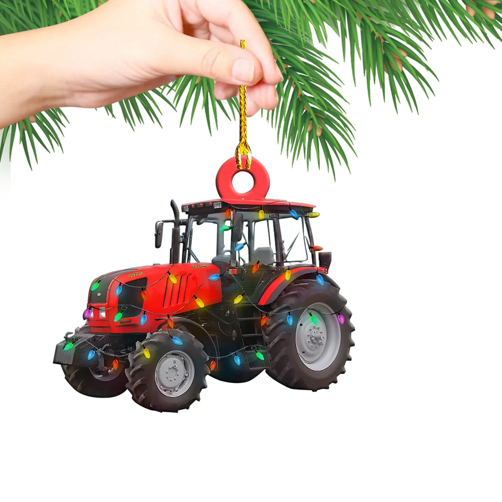 2021 Christmas Wooden Car Ornament Hanging Decoration Gift Product Personalized Family DIY Pendant Tree Decor Kid | Дом и сад