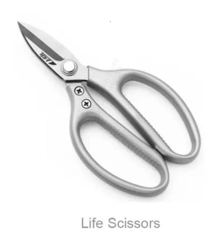 life scissor Xiaomi Liren ножницы из нержавеющей стали нож кухонные Острые Ножницы фрукты/мясо/Листья триммер для предотвращения ржавчины кухонные инструменты - Цвет: life scissor