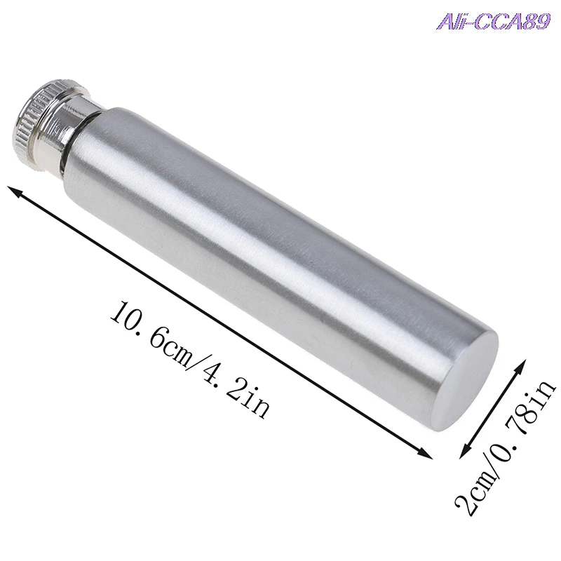 

1OZ Hip Flasks Polished Round Bottom Tubular Wine Pot Wine Bottle Wine Whisky Bottle Portable