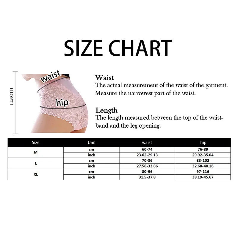

2021 New Sexy Women High-waist Panties Lace Briefs Transparent Underpants Large Size Hip Lifting Underwear